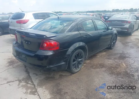 2013 Dodge Avenger Se V6 from USA, damaged, VIN 1C3CDZAG6DN748220